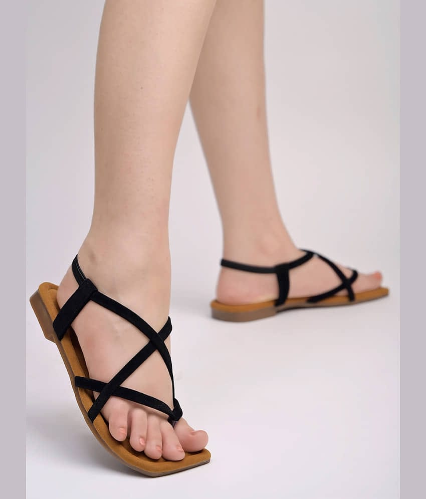Shoetopia Black Women's Flats