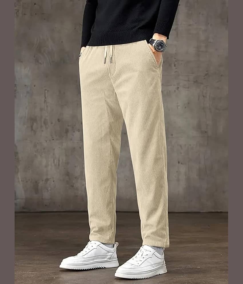 bluecorp enterprise Regular Men's Trouser - White ( Pack of 1 )