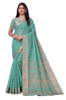 Women's Traditional Assam Silk Saree with Zari Woven Design, Blouse Piece Included