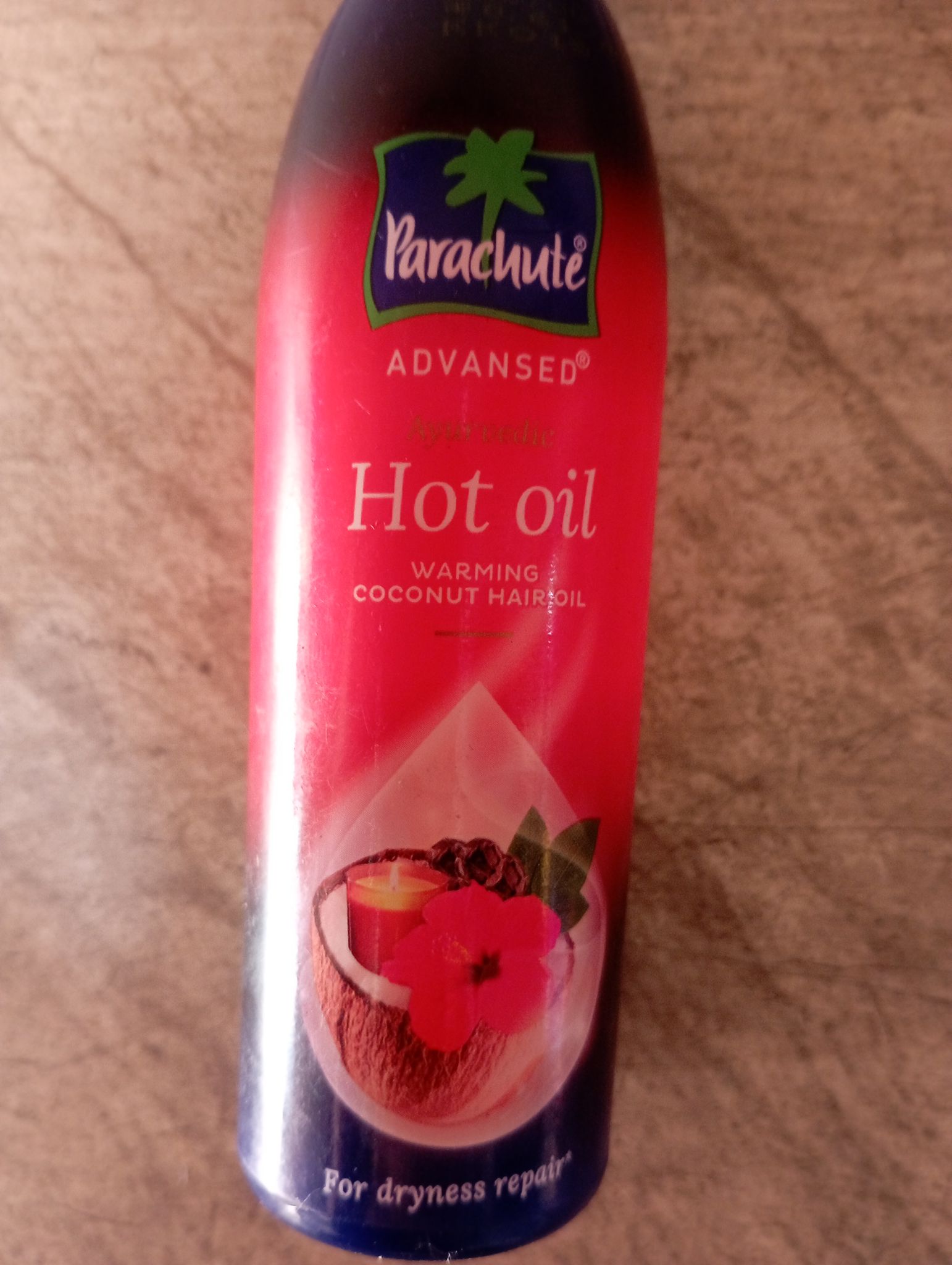 Parachute Advansed Hot oil Warming Coconut hair oil 
