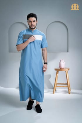 Kostas Half Sleeve Powder Blue for Men-S