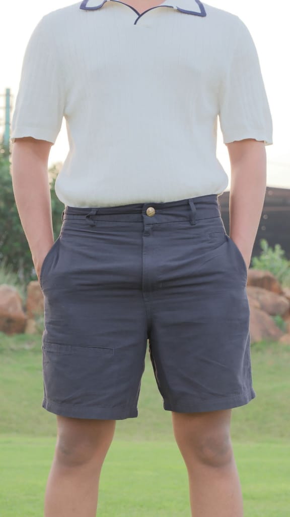 Chic Men Johnny Gorkha Men's Golf Shorts | Blend of Hemp and Cotton Fabric 2025 at ShopCircuit |