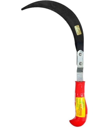 GLOBUS 906 Steel DATRI Sickle/Garden KHURPI(Single Edge DATRI 8 INCH)