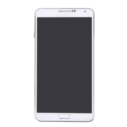 LCD Display Folder with Touch Screen for Samsung Galaxy Note III N900 White with Frame