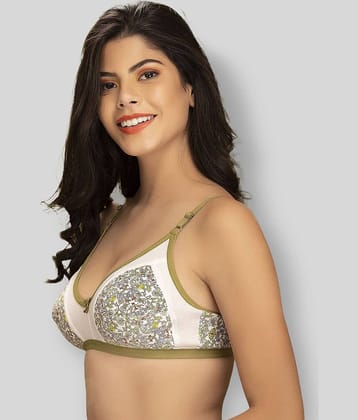 Clovia Cotton Lightly Padded Women's Everyday Bra ( White )