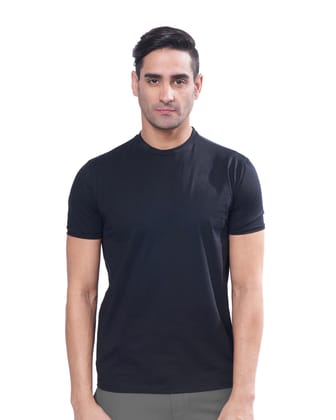 Modish crew neck - Cotton - Muslin Crews-Raven Black / XXL