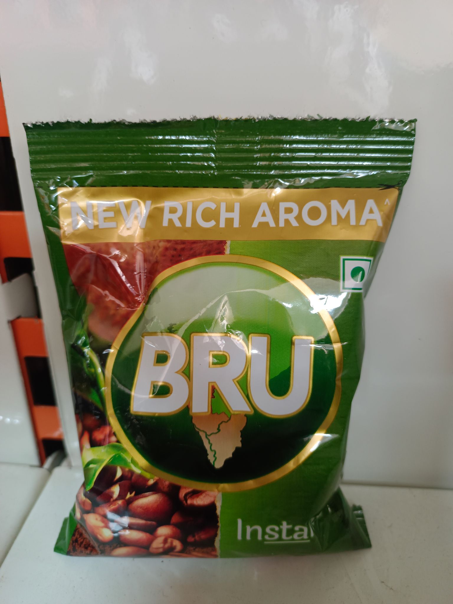 Bru coffee instant packet