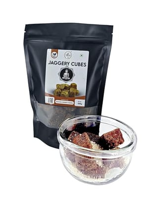 Tarai Jaggery Cubes, 500g, Chemical-Free Nutritious and Energetic Pack Of 1