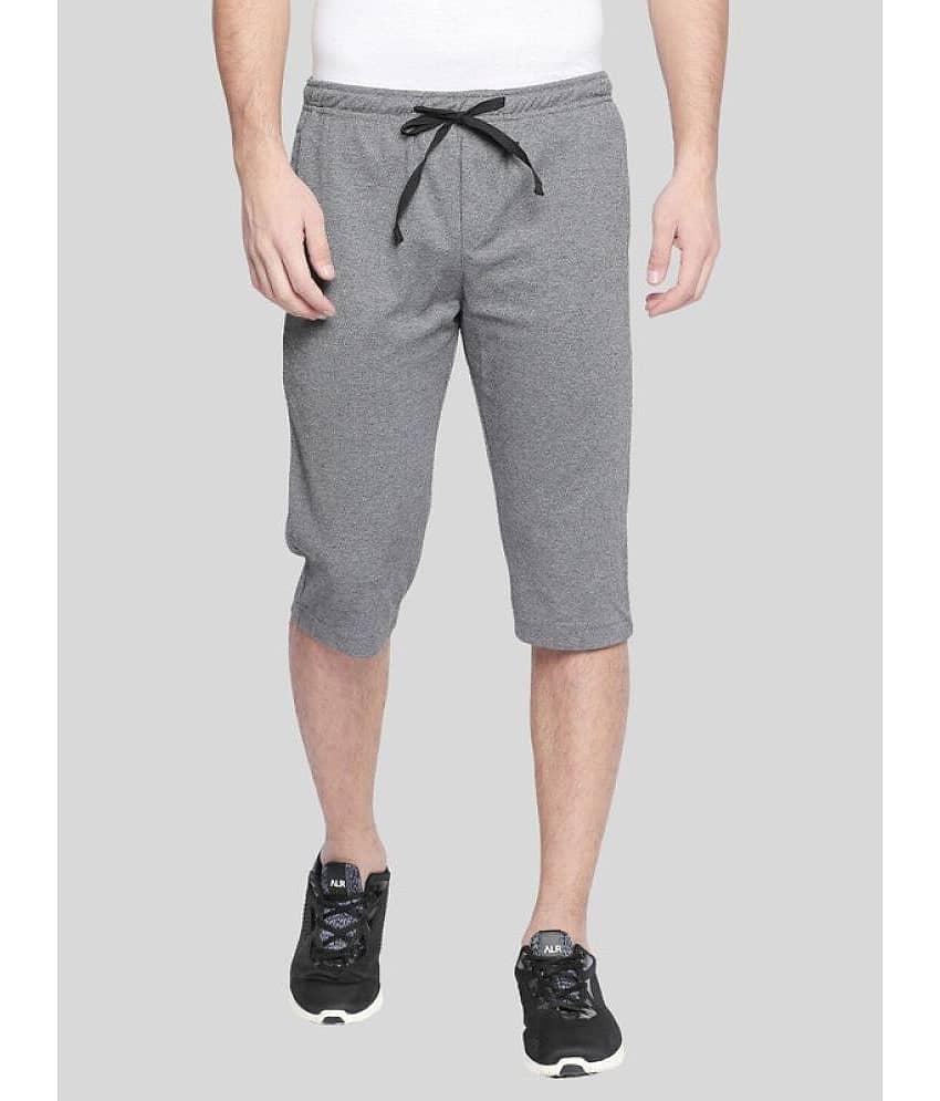 Avoq - Charcoal Cotton Blend Men's Three-Fourths ( Pack of 1 )