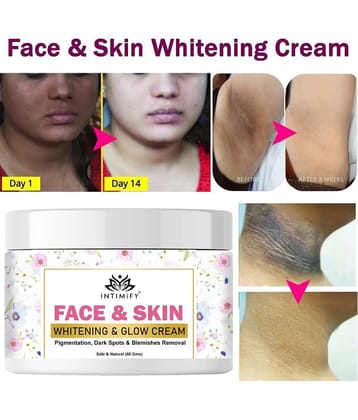 Intimify White Face Cream, Goree Cream, Underarm Whitening Cream, Skin Brightening Cream, 50 Gms