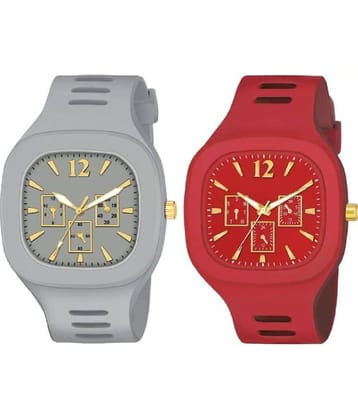 Hala - Multicolor Silicon Analog Men's Watch