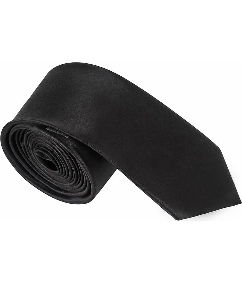 Greyon Black Casual Necktie
