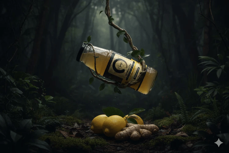 Syang’s Ginger Lemon Kombucha (Pack of 6)