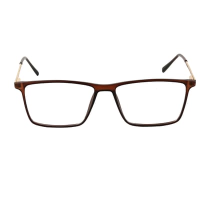 Zero Power Blue Cut Eyeglasses |TR Frame, Metal Side | Anti-Reflective, UV Protection, Lightweight | Unisex Zero Power Blue Cut Eyeglasses |TR Frame, Metal Side | Anti-Reflective, UV Protection, Lightweight | Unisex