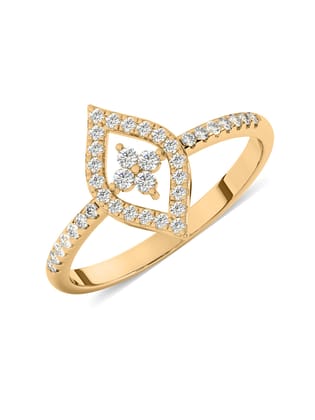 Lab Grown Glory Diamond Ring In Gold-10 / 9K / Yellow Gold