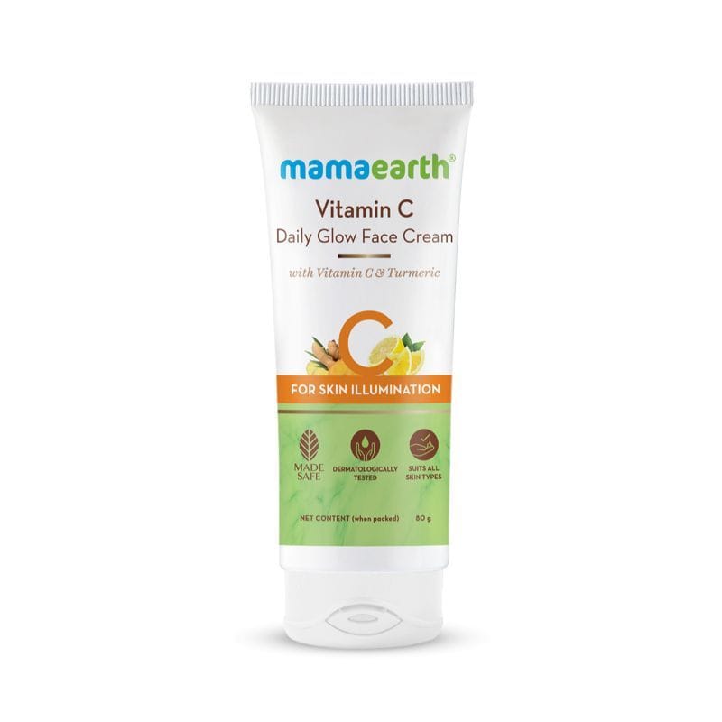 Mamaearth Vitamin C Daily Glow Face Cream With Vitamin C & Turmeric-80 g