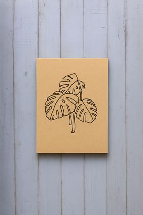 Dbeautify's DIY Monstera Leaf Wall Art