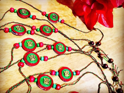 Auspicious Hues Ganesha Rakhi - 1 piece