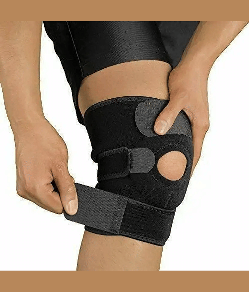 Aheadstrong Black Knee Support ( Pack of 1 )