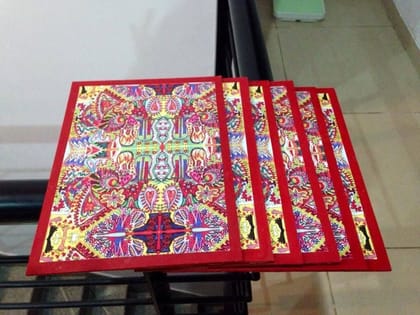 Spring-Fiesta Red Mats/Mousepads