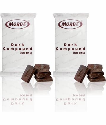Morde Dark Chocolate Compound Slab (CO-D15) Dark Chocolate 400 g