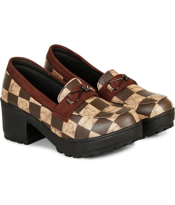 Commander - Brown Women's Pumps Heels