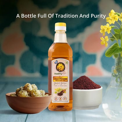 Mustard Oil (100% Wood Pressed)