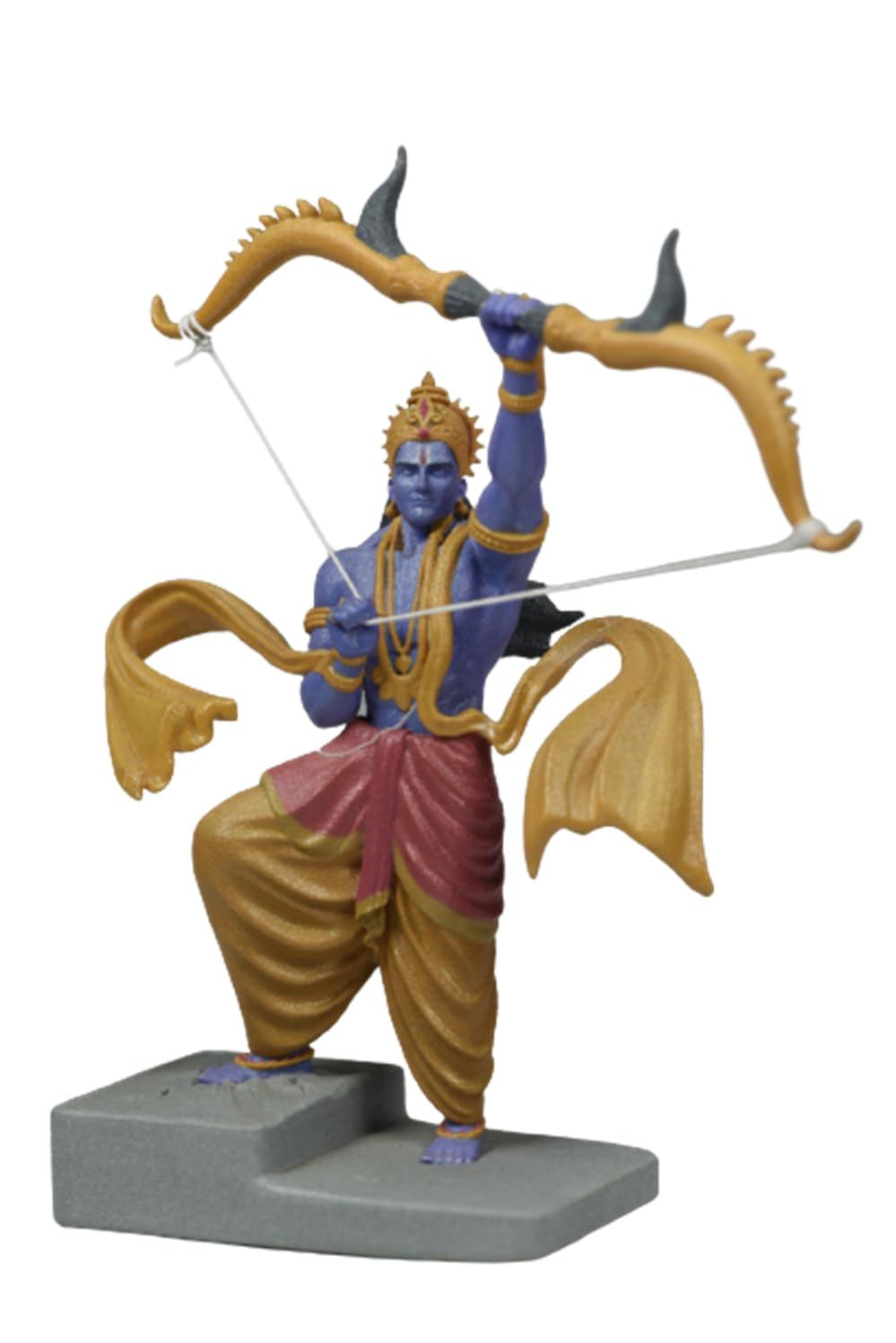 Vimanika Comics Shri Ram 3D Printed Statue Collectable Figurine 5 inches 1Pcs