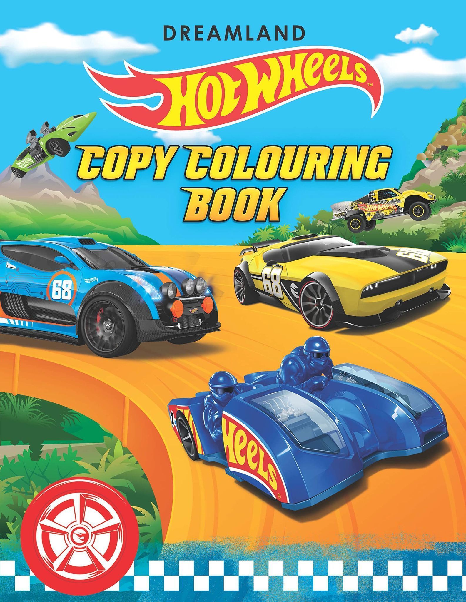 Hot Wheels Copy Colouring Book [Paperback] Dreamland Publications