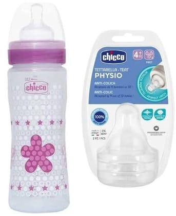 Chicco Feeding Bottle Kit Combo - 4m+