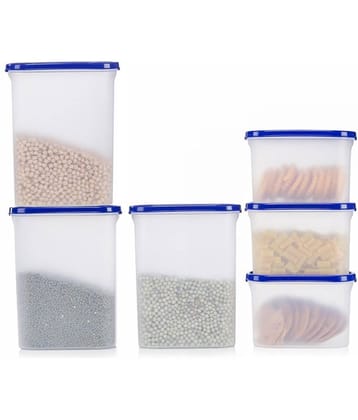 iview kitchenware Plastic Multi-Purpose Food Container, 500ml x 3U, 2500ml x 3U (6U)