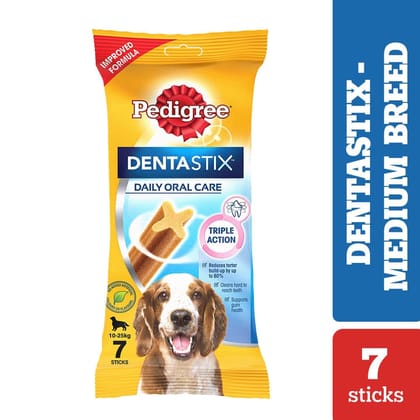 Pedigree Dentastix Oral Care Adult Medium Breed (10-25 kg) Dog Treat 180g Pedigree Dentastix Oral Care Adult Medium Breed (10-25 kg) Dog Treat 180g