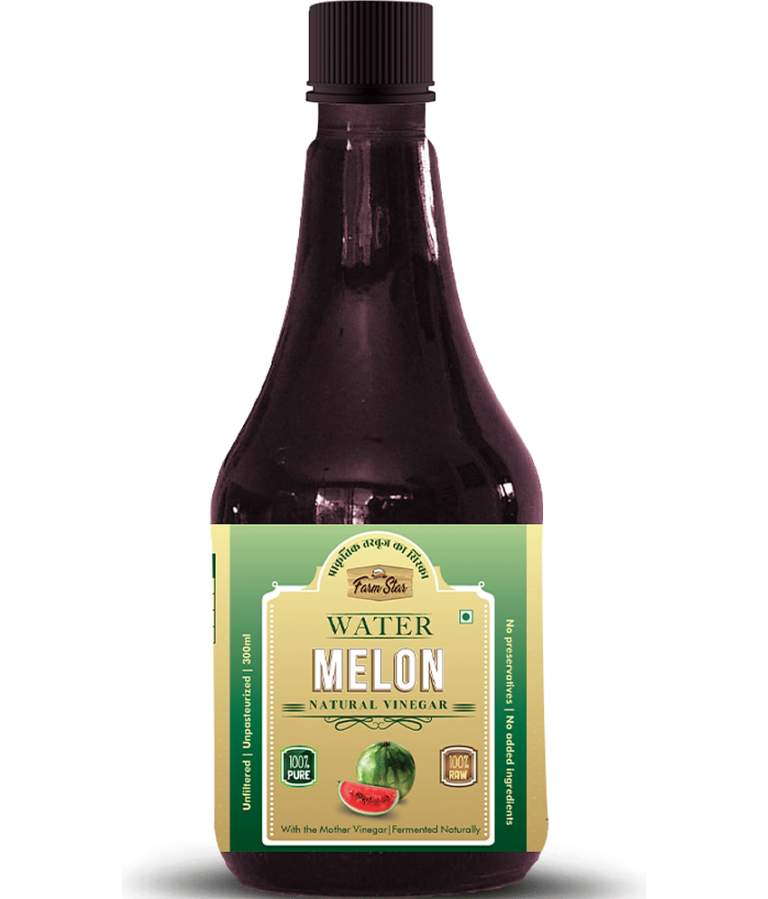 Farm Star Watermelon Cider Vinegar Raw & Fermented 300 ml