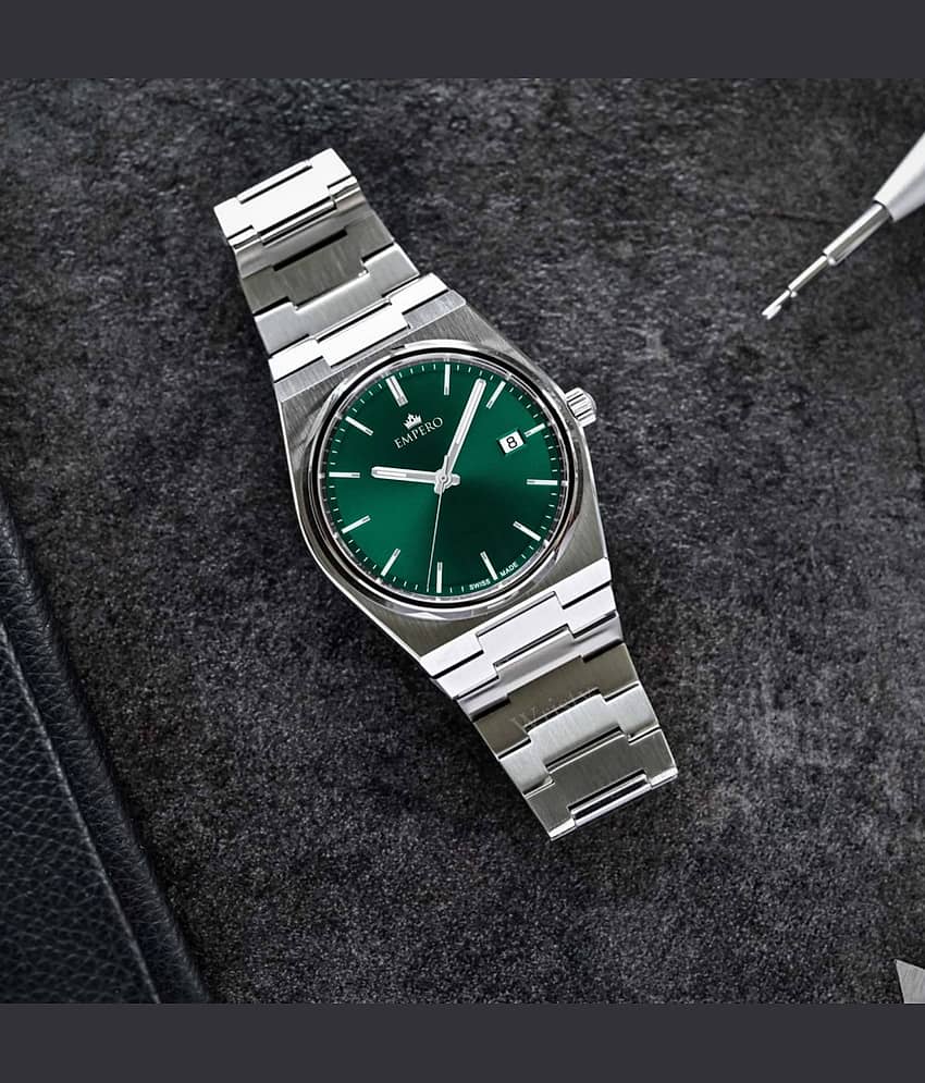 EMPERO Silver Stainless Steel Analog Men's Watch