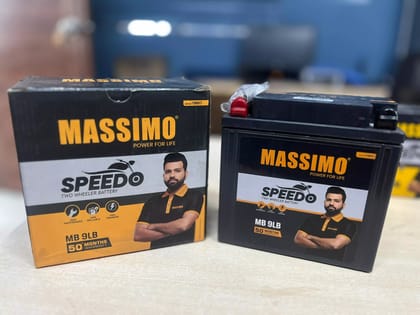 MASSIMO MB 9LB mOTORCYCLE BATTERY