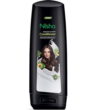 Nisha Hair Conditioner 180ml Bottle, Healthy & Shiny Conditioner with Avocado and Brahmi Oils for Healthy & Strong Hair