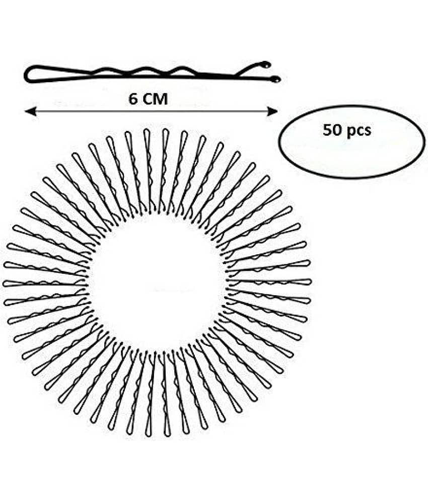 FOK Black Casual Hair Pin