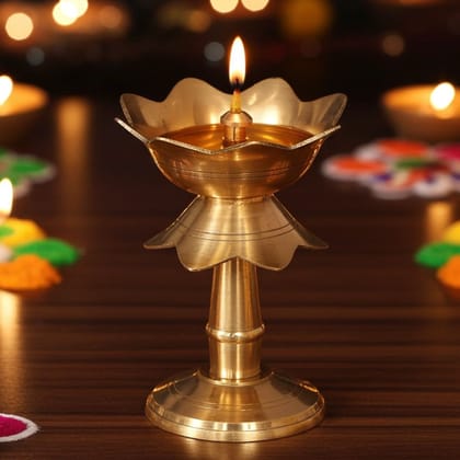 Brass Kamal Stand Deepak No. 2 (FMAS634 C)