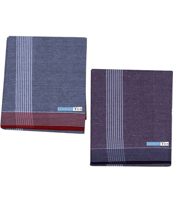GOWRI TEX Cotton Men's Lungi Multicolor ( Pack of 2 )