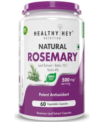 HEALTHYHEY NUTRITION Natural Rosemary Leaf Extract 60 Capsule 500 mg