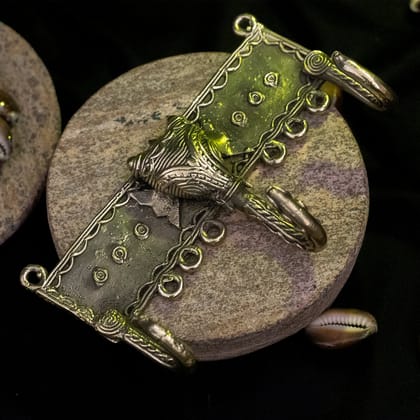 Dhokra Craft Elephant Head Key Holder