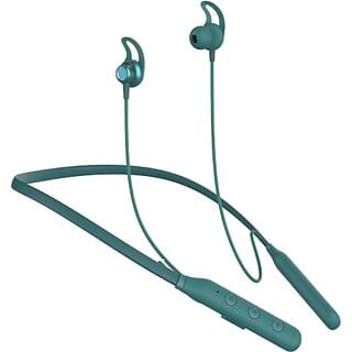 TecSox Tecband Pulse 300 Wireless Neckband40H Playback IPX 4  Boom Bass Green Bluetooth Headset (Green, In the Ear)_(153471296)