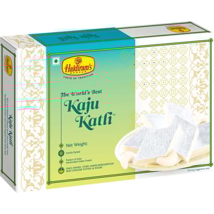 Haldiram's Kaju Katli Packed Sweets - 500 Gm - Pack of 24