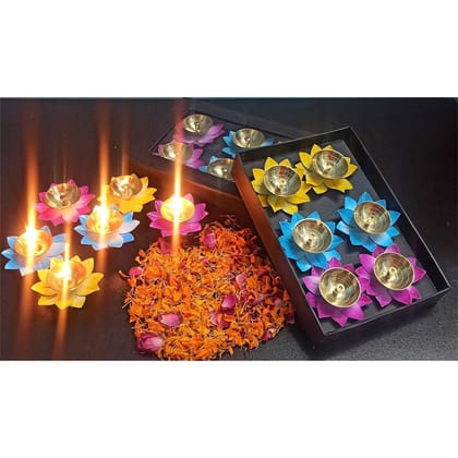 Brass Decorative Deepak Pack Of 6 Pcs (ZMAS478 C) Brass Decorative Deepak Pack Of 6 Pcs (ZMAS478 C)