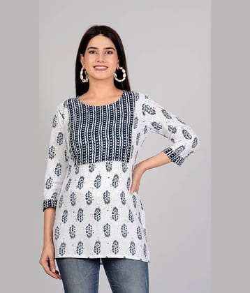 ETZIN Women's Rayon Tunic ( Multi Color )