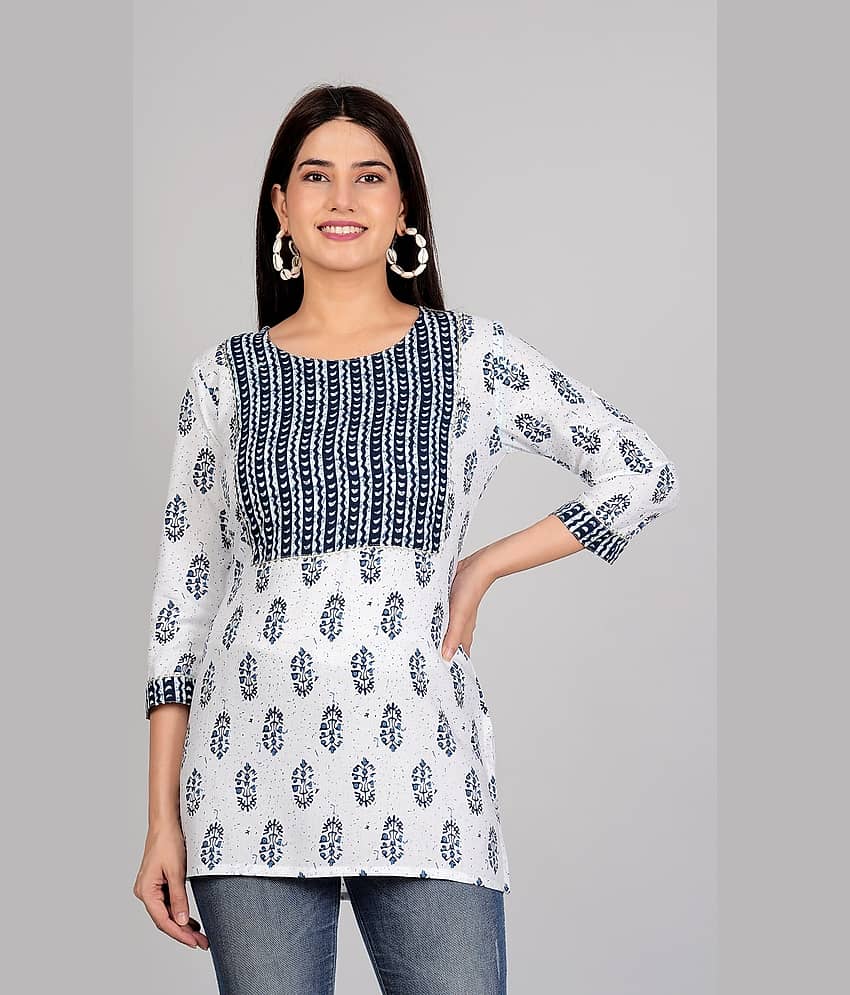 ETZIN Women's Rayon Tunic ( Multi Color )
