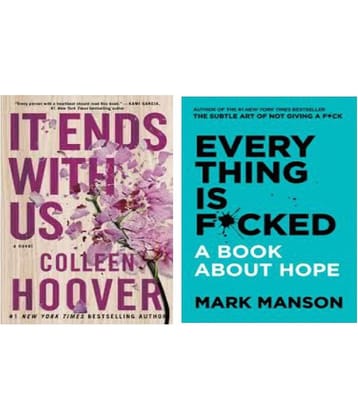( Combo of 2 books It ends with us + Everything is F*cked