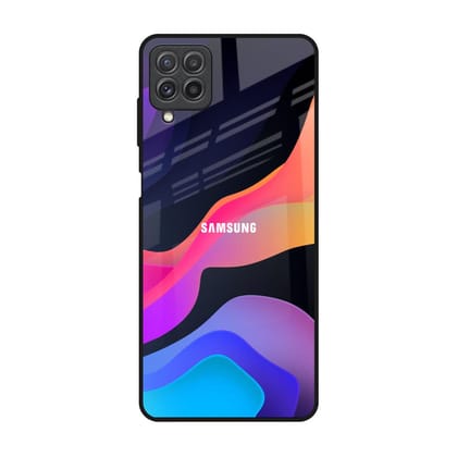 Colorful Fluid Glass Case for Samsung Galaxy A22