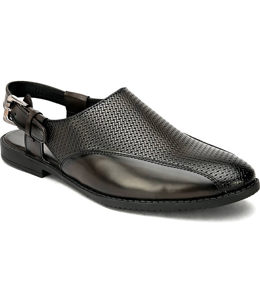 Fentacia - Black Men's Sandals
