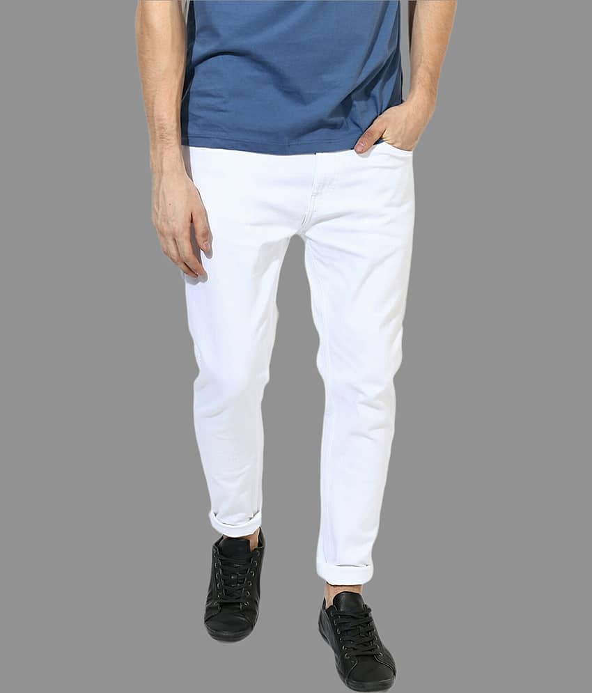 Lawson - White Denim Slim Fit Men's Jeans ( Pack of 1 )